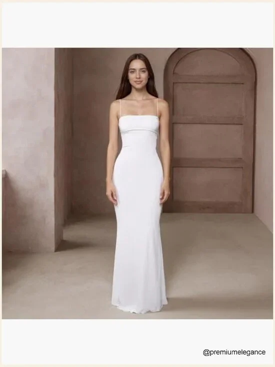 Women's Backless Maxi Dress Sleeveless Spaghetti Strap Bodycon Formal Party - Picture 4 of 7